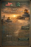 9D7N Egypt – Aqsha – Jordan Islamic Tour 19 October 2026 | Halal Mania × ElysianGo