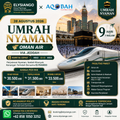 ELYSIANGO × AQOBAH | Umrah Nyaman Oman Air | 9D7N