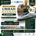 ELYSIANGO × AQOBAH | Umrah Nyaman Oman Air | 9D7N