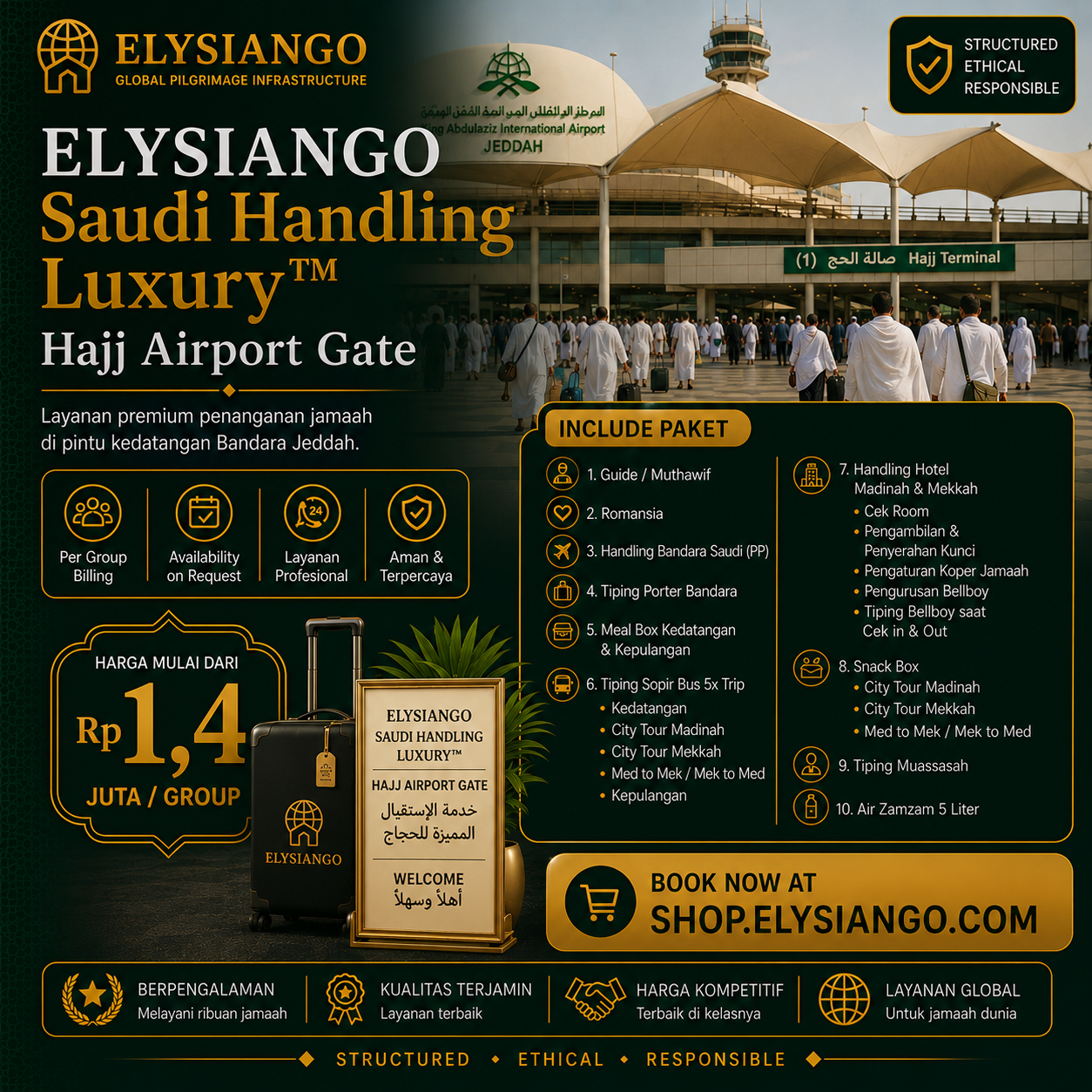 ELYSIANGO Saudi Handling Luxury™ | Extra Day