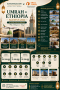 Umrah + Ethiopia 10 Hari Agustus 2026 | ELYSIANGO x Tiraz Travel