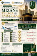 Umrah Plus Kajian Mizan & Telaga Rasulullah 2026 – 11 Hari dari Palembang | HaramainKU x ELYSIANGO