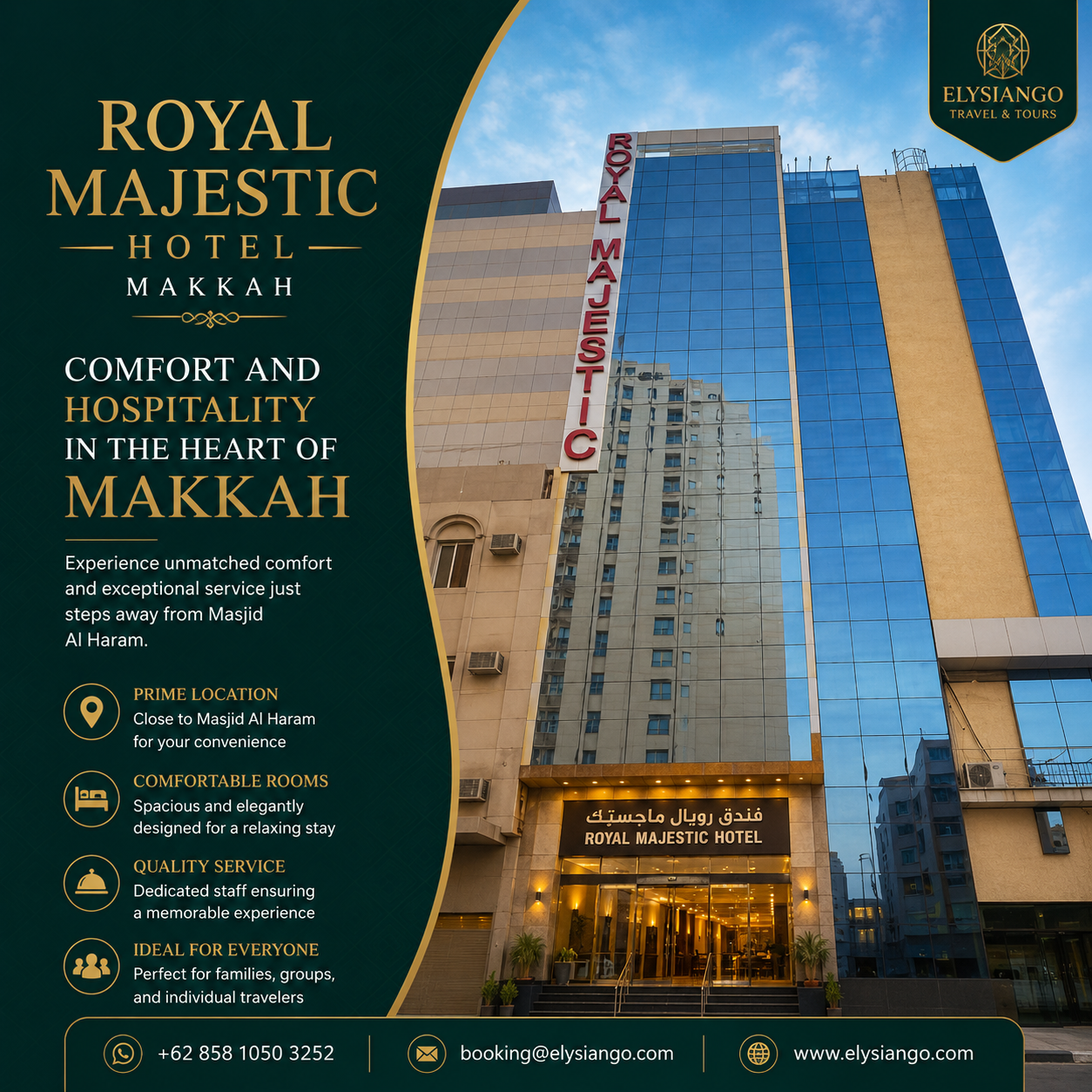 ELYSIANGO Affordable Collection™ | Royal Majestic | Makkah
