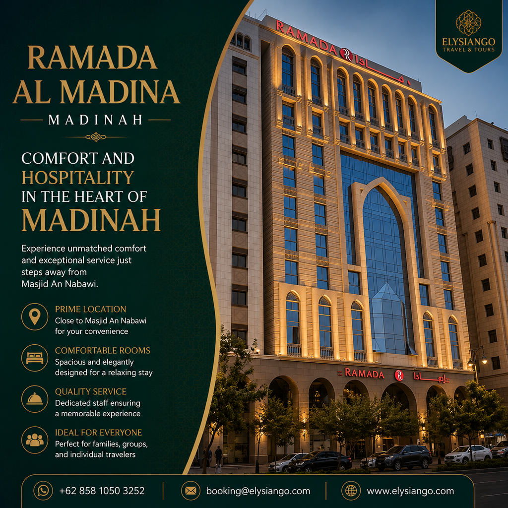 ELYSIANGO Premium Stay™ | Ramada Al Madina | Madinah