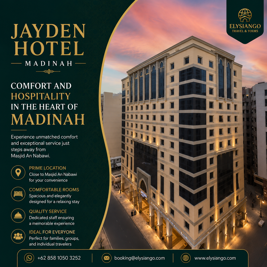 ELYSIANGO Premium Stay™ | Jayden Hotel | Madinah