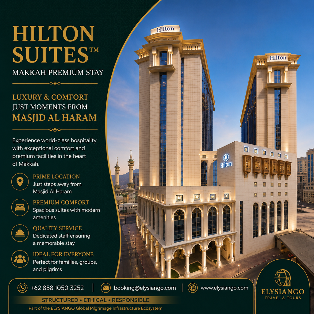 ELYSIANGO Hilton Suites™ | Makkah Premium Stay