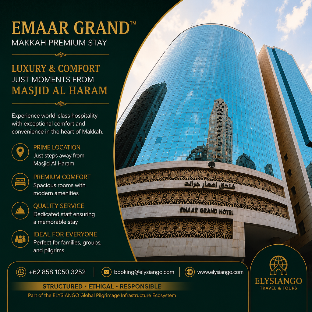 ELYSIANGO Emaar Grand™ | Makkah Premium Stay