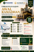 Umrah Awal Ramadhan 2027 Palembang – 11 Hari Bersama Ustadz Ahlussunnah | ELYSIANGO