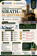 Umrah Plus Kajian Sirath dan Al Qantarah 2026 – 11 Hari dari Palembang | HaramainKU x ELYSIANGO
