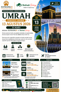Umrah Series 1448H 13 Agustus 2026 9 Hari Start Jakarta | ELYSIANGO x Shafwah Holidays