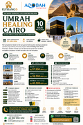 29 JUNI 2026 (UMR212) Umrah Healing Cairo 10 Hari | ELYSIANGO x AQOBAH Travel Haji & Umroh