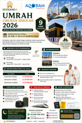 29 JUN 2026 (UMR180) Umrah Liburan Sekolah Oman Air 9 Hari | ELYSIANGO x AQOBAH Travel Haji & Umroh