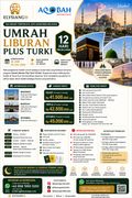 Umrah Liburan Plus Turki 12 Hari 2026 | ELYSIANGO x AQOBAH Travel Haji & Umroh