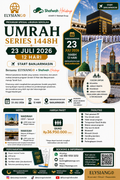 Umrah Series 1448H 23 Juli 2026 12 Hari Start Banjarmasin | ELYSIANGO x Shafwah Holidays