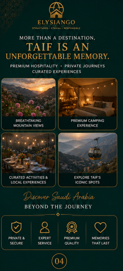 Taif 3 Days 2 Nights — Premium Mountain Escape Experience