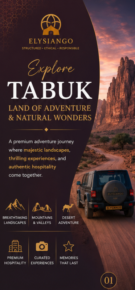 Tabuk 4 Days 3 Nights — Premium Saudi Adventure Experience