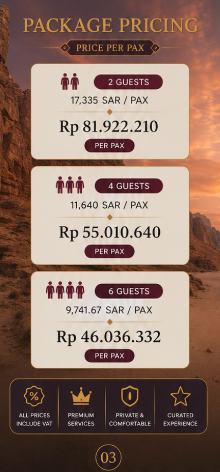 Tabuk 4 Days 3 Nights — Premium Saudi Adventure Experience