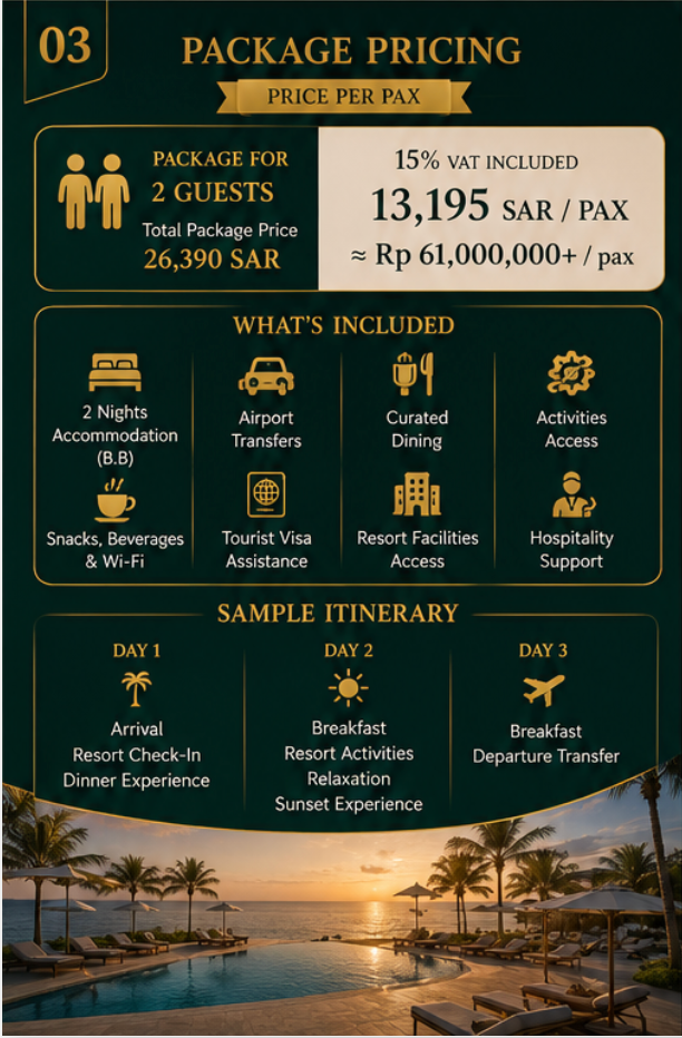 Magic of the Red Sea at InterContinental Shura Island | 3 Days Luxury Escape Package