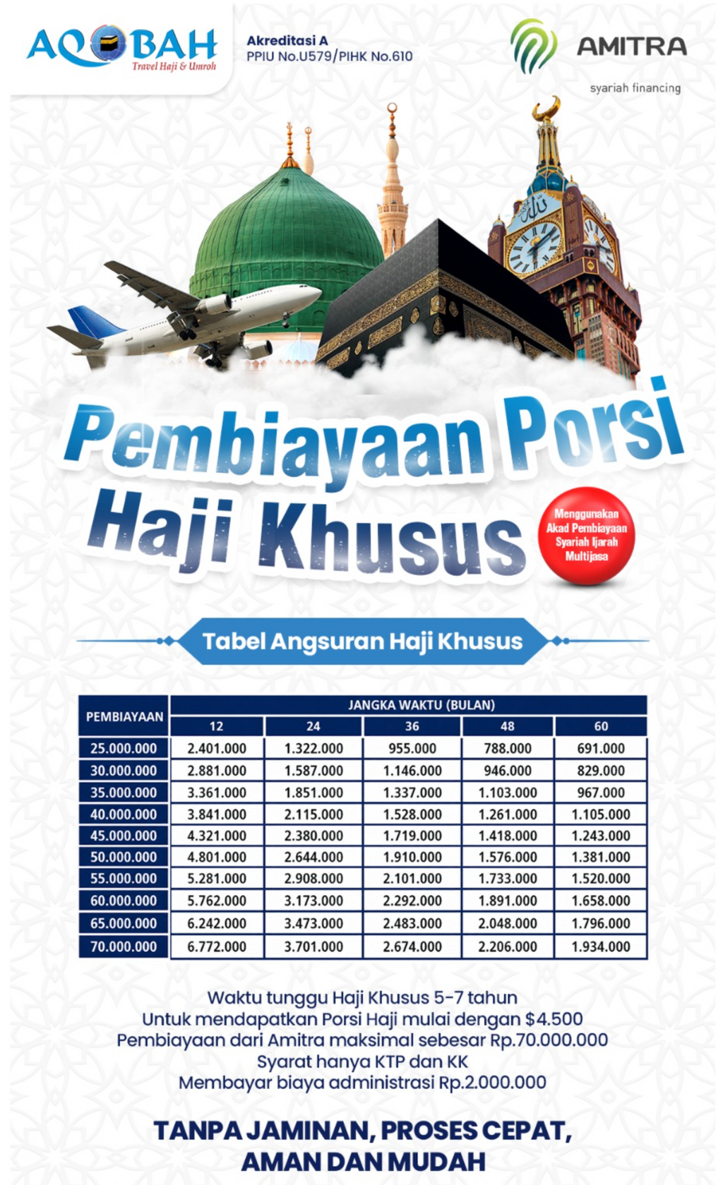 ELYSIANGO – Aqobah Hajj Khusus Harga Pasti™ | Mabrur, Premium & VIP
