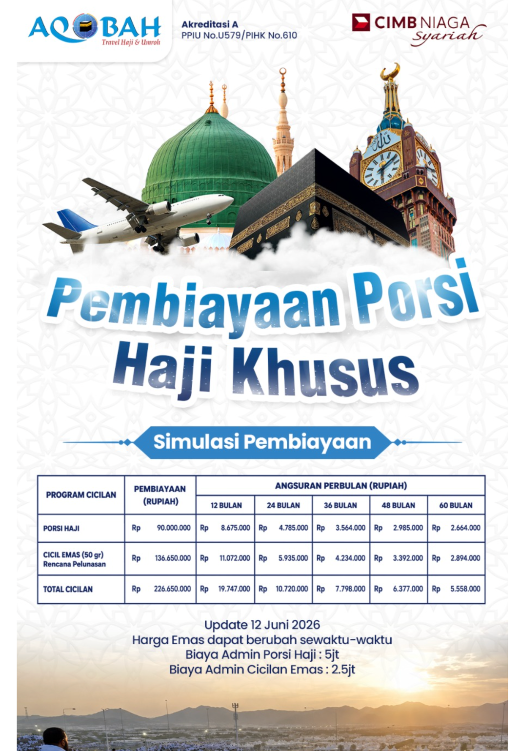 ELYSIANGO – Aqobah Hajj Khusus Harga Pasti™ | Mabrur, Premium & VIP
